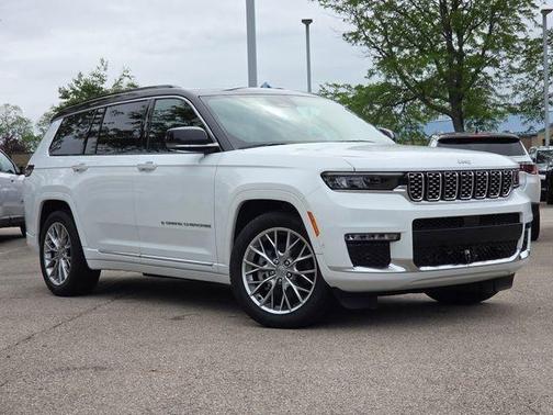 Bright White Clearcoat 2025 Jeep Grand Cherokee L Summit