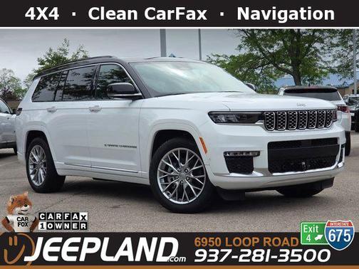 Bright White Clearcoat 2025 Jeep Grand Cherokee L Summit