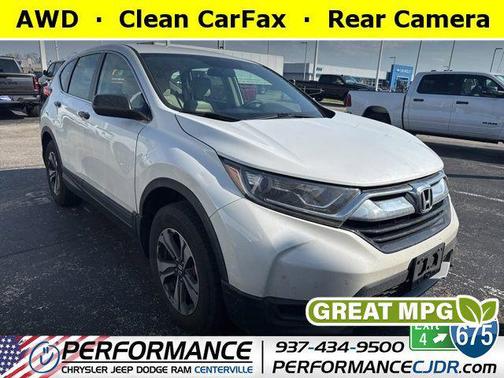 White 2019 Honda CR-V LX