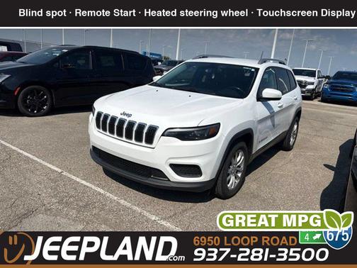Bright White Clearcoat 2020 Jeep Cherokee Latitude