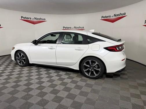 Platinum White Pearl 2025 Honda Civic Hybrid