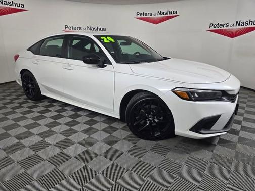 Platinum White Pearl 2024 Honda Civic