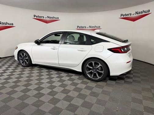 Platinum White Pearl 2025 Honda Civic Hybrid