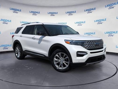 White Metallic 2021 Ford Explorer Limited