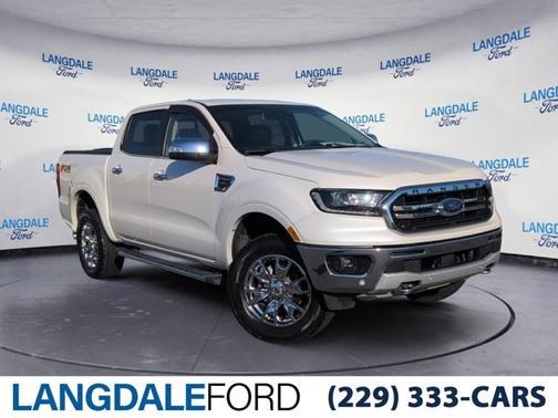 White Platinum Clearcoat Metallic 2020 Ford Ranger LARIAT