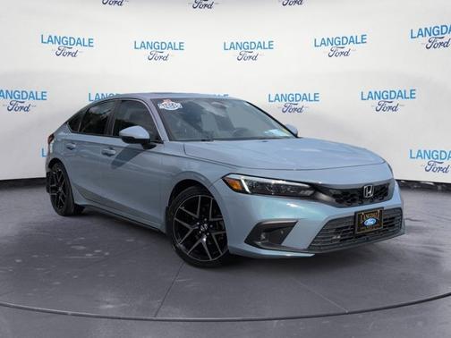 Blue 2022 Honda Civic Sport Touring