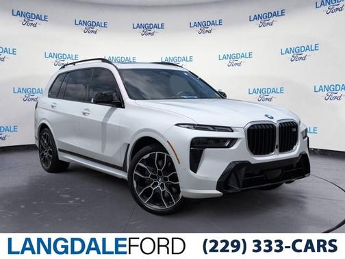 Alpine White 2025 BMW X7 M60i