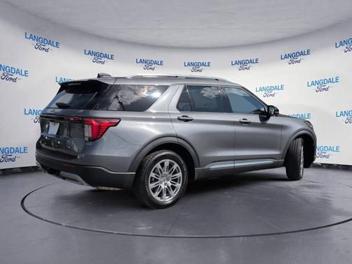 Gray Metallic 2026 Ford Explorer Platinum