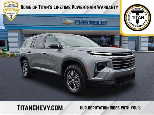 Sterling Gray Metallic 2026 Chevrolet Traverse LT