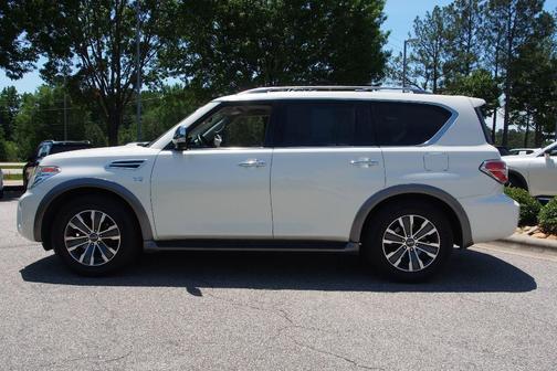 Pearl White Tri-Coat 2019 Nissan Armada SL