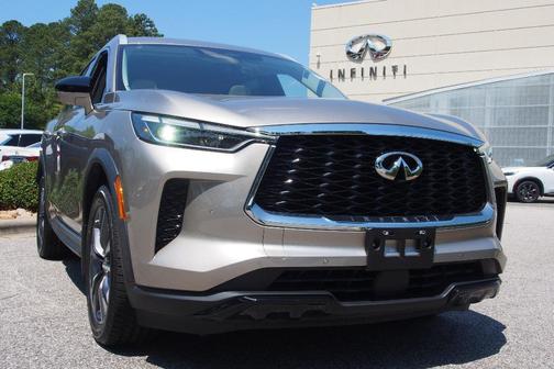 Warm Titanium 2023 INFINITI QX60 Luxe