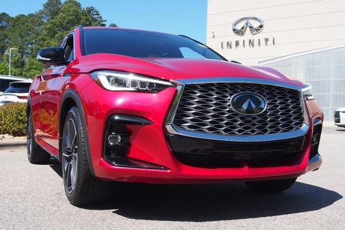 Dynamic Sunstone Red 2023 INFINITI QX55 SENSORY