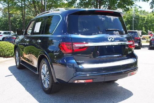 Hermosa Blue 2023 INFINITI QX80 Luxe