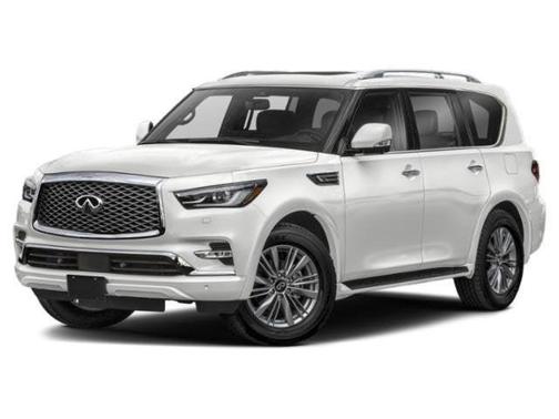 Hermosa Blue 2023 INFINITI QX80 Luxe