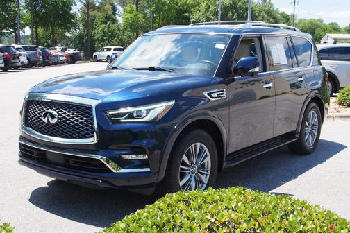 Hermosa Blue 2023 INFINITI QX80 Luxe