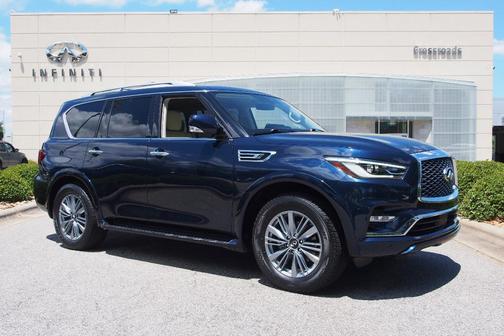 Hermosa Blue 2023 INFINITI QX80 Luxe