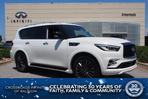 Moonstone White 2023 INFINITI QX80 PREMIUM SELECT