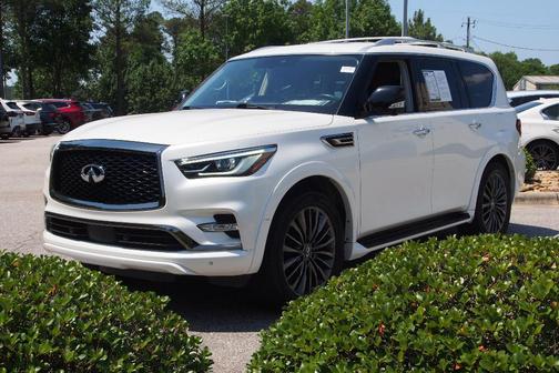 Moonstone White 2023 INFINITI QX80 PREMIUM SELECT
