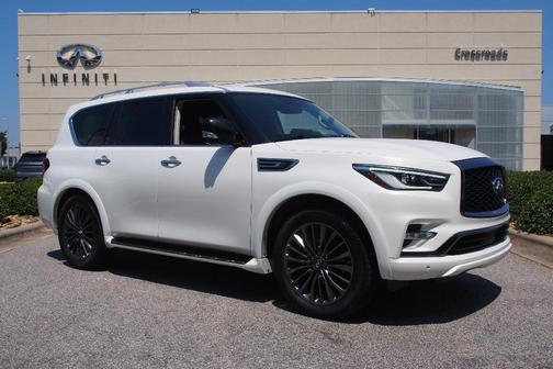 Moonstone White 2023 INFINITI QX80 PREMIUM SELECT