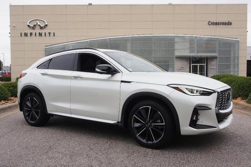 Radiant White 2025 INFINITI QX55 SENSORY