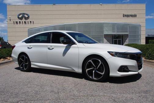 White 2022 Honda Accord Sport 1.5T