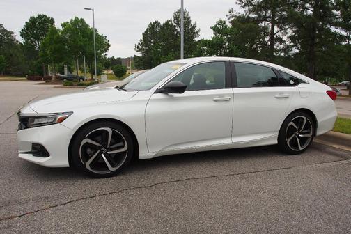 White 2022 Honda Accord Sport 1.5T