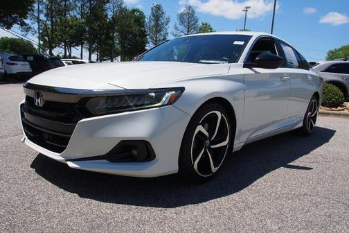 White 2022 Honda Accord Sport 1.5T