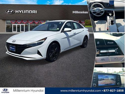 Serenity White Pearl 2023 Hyundai ELANTRA SEL