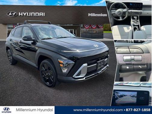 Black 2026 Hyundai KONA SEL Sport