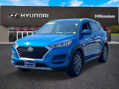 Aqua Blue 2020 Hyundai TUCSON SEL