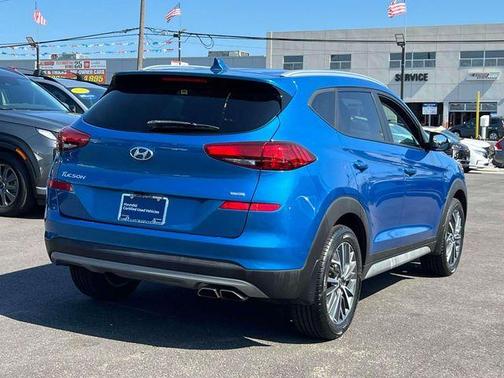 Aqua Blue 2020 Hyundai TUCSON SEL