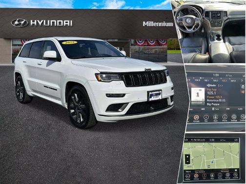 Bright White Clearcoat 2018 Jeep Grand Cherokee High Altitude