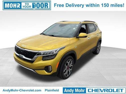 Yellow 2023 Kia Seltos SX