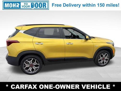 Yellow 2023 Kia Seltos SX