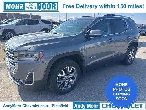 Satin Steel Metallic 2022 GMC Acadia SLT