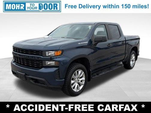 Northsky Blue Metallic 2020 Chevrolet Silverado 1500 Custom