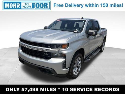 Silver Ice Metallic 2021 Chevrolet Silverado 1500 Custom