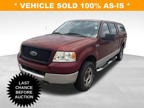 Dark Toreador Red Clearcoat Metallic 2005 Ford F-150 XLT SuperCrew