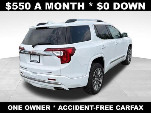 Summit White 2023 GMC Acadia Denali