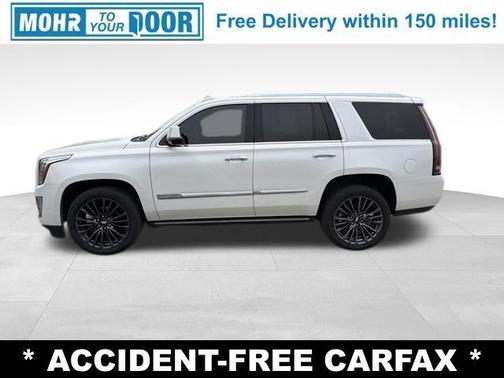 Crystal White 2019 Cadillac Escalade Platinum
