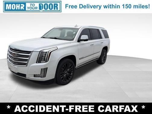 Crystal White 2019 Cadillac Escalade Platinum