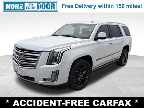 Crystal White 2019 Cadillac Escalade Platinum