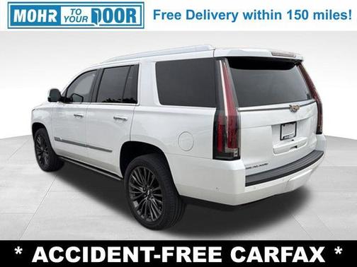 Crystal White 2019 Cadillac Escalade Platinum