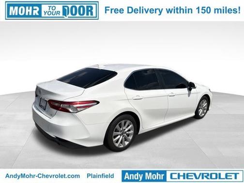 Super White 2019 Toyota Camry LE