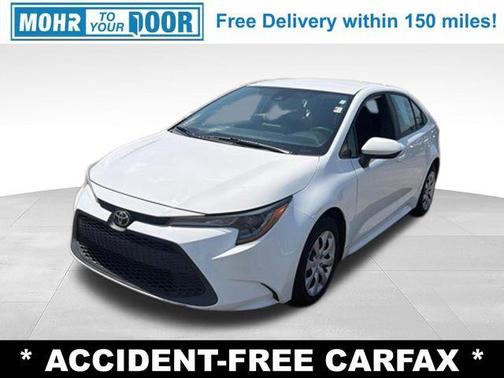 Super White 2021 Toyota Corolla LE