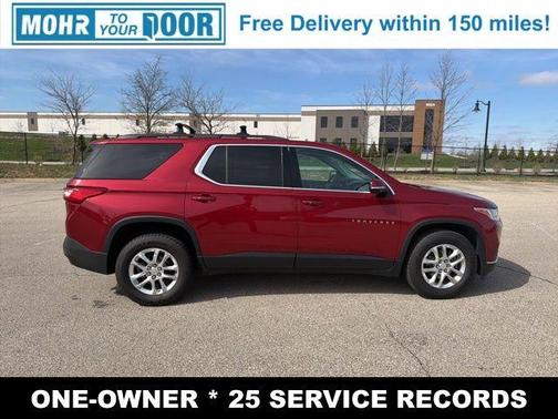 Cajun Red Tintcoat 2019 Chevrolet Traverse LT Cloth