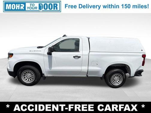 Summit White 2023 Chevrolet Silverado 1500 WT