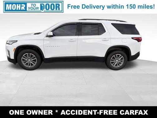 Summit White 2023 Chevrolet Traverse LT Leather