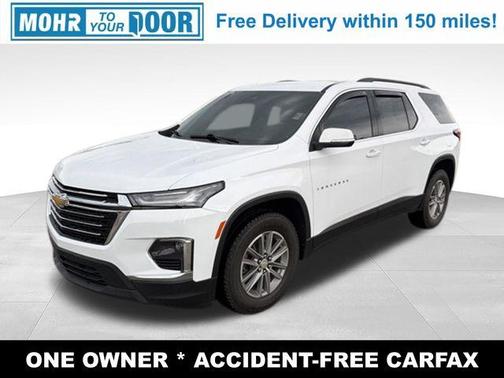 Summit White 2023 Chevrolet Traverse LT Leather