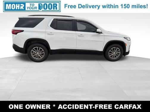 Summit White 2023 Chevrolet Traverse LT Leather